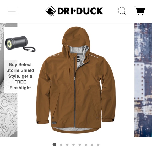 DRI-DUCK CHALLENGER FULL ZIP WATERPROOF JACKET - Picture 1 of 5